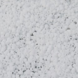 DELICA ROUND 11/0 (1,6mm), DB-750 Opaque White Matted