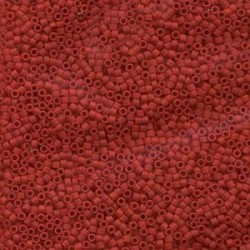 DELICA ROUND 11/0 (1,6mm), DB-753 Opaque Red Matted DELICA ROUND 11/0 (1,6mm), DB-753 Opaque Red Matted