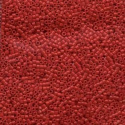 DELICA ROUND 11/0 (1,6mm), DB-791 Opaque Red Dyed DELICA ROUND 11/0 (1,6mm), DB-791 Opaque Red Dyed