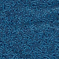 DELICA ROUND 11/0 (1,6mm), DB-798 Opaque Capri Matted DELICA ROUND 11/0 (1,6mm), DB-798 Opaque Capri Matted