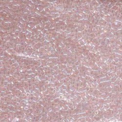 DELICA ROUND 11/0 (1,6mm), DB-82 Lined Lt. Pink AB DELICA ROUND 11/0 (1,6mm), DB-82 Lined Lt. Pink AB