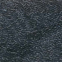 DELICA ROUND 11/0 (1,6mm), DB-925 Sparkling Charcoal Lined Crystal DELICA ROUND 11/0 (1,6mm), DB-925 Sparkling Charcoal Lined Crystal