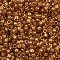 DELICA ROUND 11/0 (1,6mm), DB-115  Gold Rose Luster DELICA ROUND 11/0 (1,6mm), DB-115  Gold Rose Luster