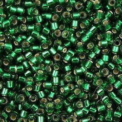 DELICA ROUND 11/0 (1,6mm), DB-148 Silverline Green DELICA ROUND 11/0 (1,6mm), DB-148 Silverline Green