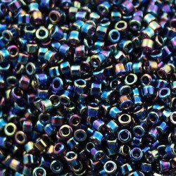 DELICA ROUND 11/0 (1,6mm), DB-5  Black Rainbow DELICA ROUND 11/0 (1,6mm), DB-5  Black Rainbow