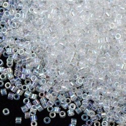 DELICA ROUND 11/0 (1,6mm), DB-51  Crystal AB DELICA ROUND 11/0 (1,6mm), DB-51  Crystal AB