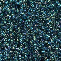DELICA ROUND 11/0 (1,6mm), DB-85   Inside Dyed Color Aqua Blue  DELICA ROUND 11/0 (1,6mm), DB-85   Inside Dyed Color Aqua Blue