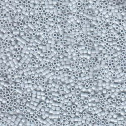DELICA ROUND 11/0 (1,6mm), OPAQUE LT.GREY LUSTER DB-209 DELICA ROUND 11/0 (1,6mm), OPAQUE LT.GREY LUSTER DB-209