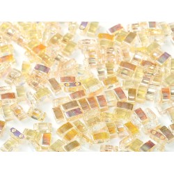 Half TILA Crystal Yellow Rainbow  HTL-55018 Half TILA Crystal Yellow Rainbow  HTL-55018