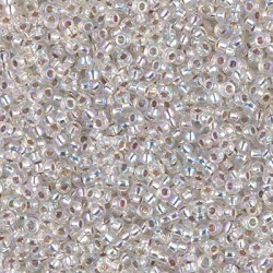 ROUND ROCAILLE 11/0 Silver Lined Crystal AB01001 ROUND ROCAILLE 11/0 Silver Lined Crystal AB01001
