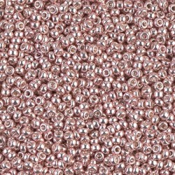 ROUND ROCAILLE 11/0 Galvanized Light Rose 1086 ROUND ROCAILLE 11/0 Galvanized Light Rose 1086