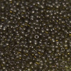 ROUND ROCAILLE 11/0 Transparent Olive Gold Luster 1886 ROUND ROCAILLE 11/0 Transparent Olive Gold Luster 1886