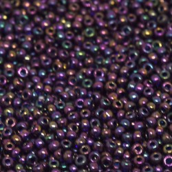 ROUND ROCAILLE 11/0 Plum Gold Luster 1893 ROUND ROCAILLE 11/0 Plum Gold Luster 1893