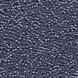 ROUND ROCAILLE 11/0  Matted Metallic Gunmetal 2011 ROUND ROCAILLE 11/0  Matted Metallic Gunmetal 2011