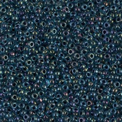 ROUND ROCAILLE 11/0 Dk.Blue Lined Aqua AB  347 ROUND ROCAILLE 11/0 Dk.Blue Lined Aqua AB  347