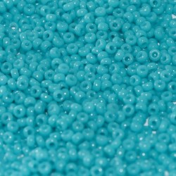 ROUND ROCAILLE 11/0  Duracoat Opaque Underwater Blue 4480 ROUND ROCAILLE 11/0  Duracoat Opaque Underwater Blue 4480