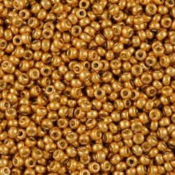 ROUND ROCAIOLLE 6/0 Duracoat Galvanized Gold 4203 ROUND ROCAIOLLE 6/0 Duracoat Galvanized Gold 4203
