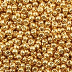 ROUND ROCAILLE 8/0  Galvanized Gold 1052 ROUND ROCAILLE 8/0  Galvanized Gold 1052