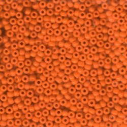 ROUND ROCAILLE 11/0 Opaque Orange 406 ROUND ROCAILLE 11/0 Opaque Orange 406