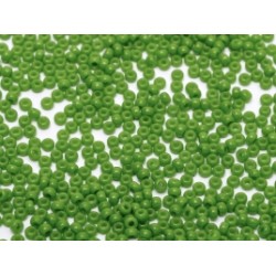 ROUND ROCAILLE 11/0 Opaque Green 411 ROUND ROCAILLE 11/0 Opaque Green 411