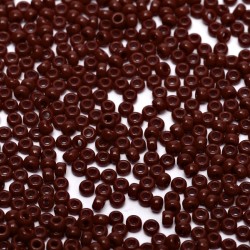ROUND ROCAILLE 11/0 Opaque Brown 419 ROUND ROCAILLE 11/0 Opaque Brown 419