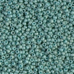 ROUND ROCAILLE 11/0  Matted Opaque Sea Foam Luster  2028 ROUND ROCAILLE 11/0  Matted Opaque Sea Foam Luster  2028