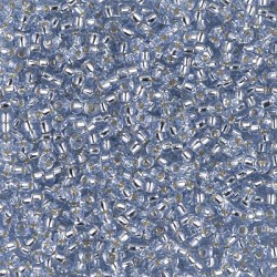 ROUND ROCAILLE 11/0 Silverline Lt. Sapphire 2430 ROUND ROCAILLE 11/0 Silverline Lt. Sapphire 2430