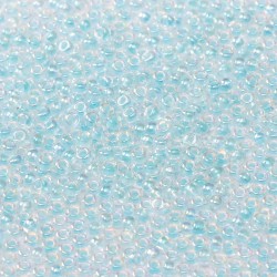ROUND ROCAILLE 11/0 Glacier Blue Lined Crystal AB 269 ROUND ROCAILLE 11/0 Glacier Blue Lined Crystal AB 269
