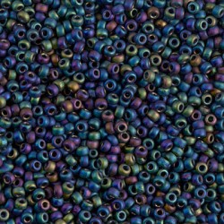 ROUND ROCAILLE 11/0 Matted Multi Iris 401FR ROUND ROCAILLE 11/0 Matted Multi Iris 401FR