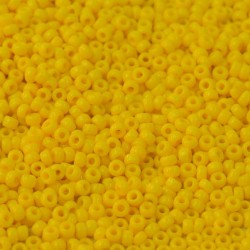 ROUND ROCAILLE 11/0 Opaque Dark Yellow 404D ROUND ROCAILLE 11/0 Opaque Dark Yellow 404D