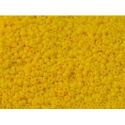 ROUND ROCAILLE 11/0 Opaque Dark Yellow 404D ROUND ROCAILLE 11/0 Opaque Dark Yellow 404D