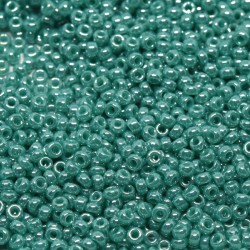 ROUND ROCAILLE 11/0 Opaque Turquoise Luster 435 ROUND ROCAILLE 11/0 Opaque Turquoise Luster 435