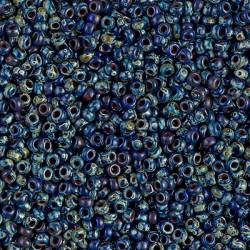 ROUND ROCAILLE 6/0 Picasso Opaque Cobalt 4518 8,5g ROUND ROCAILLE 6/0 Picasso Opaque Cobalt 4518 8,5g
