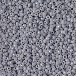ROUND ROCAILLE 11/0 Opaque Cement Grey 498 ROUND ROCAILLE 11/0 Opaque Cement Grey 498