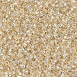 ROUND ROCAILLE 11/0 CREAM SILVER LINED ALABASTER 577 ROUND ROCAILLE 11/0 CREAM SILVER LINED ALABASTER 577