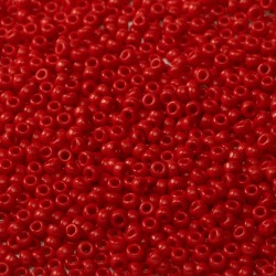ROUND ROCAILLE 8/0 Opaque Red 408 ROUND ROCAILLE 8/0 Opaque Red 408
