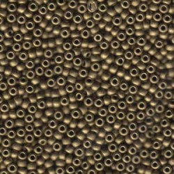ROUND ROCAILLE 8/0  Matted Galvanized Bronze 2006 ROUND ROCAILLE 8/0  Matted Galvanized Bronze 2006