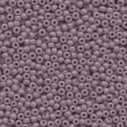ROUND ROCAILLE 15/0 Opaque Mauve 410 ROUND ROCAILLE 15/0 Opaque Mauve 410