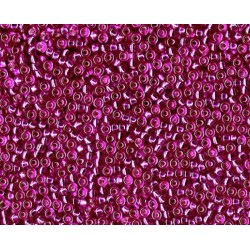 ROUND ROCAILLE 8/0 Silverline Fuchsia 1340 ROUND ROCAILLE 8/0 Silverline Fuchsia 1340