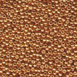 ROUND ROCAILLE 8/0  Galvanized Yellow Gold 1053 (182) ROUND ROCAILLE 8/0  Galvanized Yellow Gold 1053 (182)