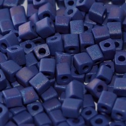 Square 1.8 mm Opaque Cobalt Matted AB 414FR/ 8.2 g Square 1.8 mm Opaque Cobalt Matted AB 414FR/ 8.2 g