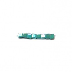 Square 1.8 mm  Opaque Turquoise Blue 481/ 8.2 g Square 1.8 mm  Opaque Turquoise Blue 481/ 8.2 g