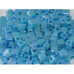 Square 1.8 mm  Opaque Turquoise Blue 482/ 8.2 g