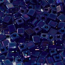 Square 1.8 mm  Opaque Cobalt Blue AB 484/ 8.2 g Square 1.8 mm  Opaque Cobalt Blue AB 484/ 8.2 g