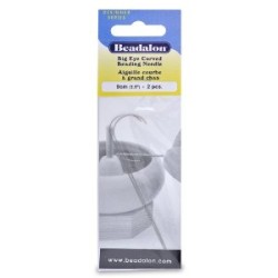 Spin-N-Bead / Big Eye Curved Beading Needles -1 pcs  Beadalon®  Spin-N-Bead / Big Eye Curved Beading Needles -1 pcs  Beadalon®
