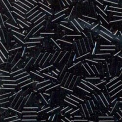 Bugles #2 - 6 x 1,7 mm Opaque Black 401 Bugles #2 - 6 x 1,7 mm Opaque Black 401