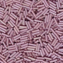 Bugles #2 - 6 x 1,7 mm Opaque Mauve Matted 410FR Bugles #2 - 6 x 1,7 mm Opaque Mauve Matted 410FR