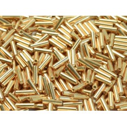 Bugles #2 - 6 x 1,7 mm  Galvanized Yellow Gold 1053 Bugles #2 - 6 x 1,7 mm  Galvanized Yellow Gold 1053