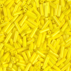 Bugles #2 - 6 x 1,7 mm Opaque Yellow 404 Bugles #2 - 6 x 1,7 mm Opaque Yellow 404
