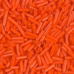 Bugles #2 - 6 x 1,7 mm Opaque Orange 406 Bugles #2 - 6 x 1,7 mm Opaque Orange 406